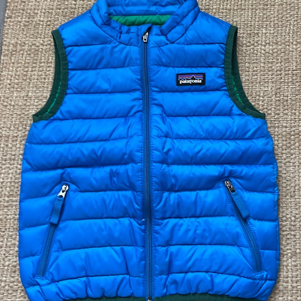 Patagonia Down Blue Vest 3T